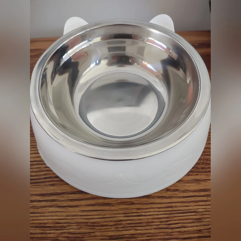 Raised and Tilted Kitten Or Puppy Food Bowls *** Final Price ***